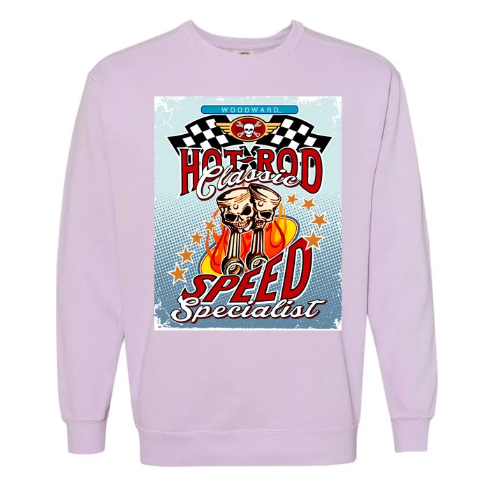 Hot Rod Classic Speed Specialist Woodward Ave Garment-Dyed Sweatshirt