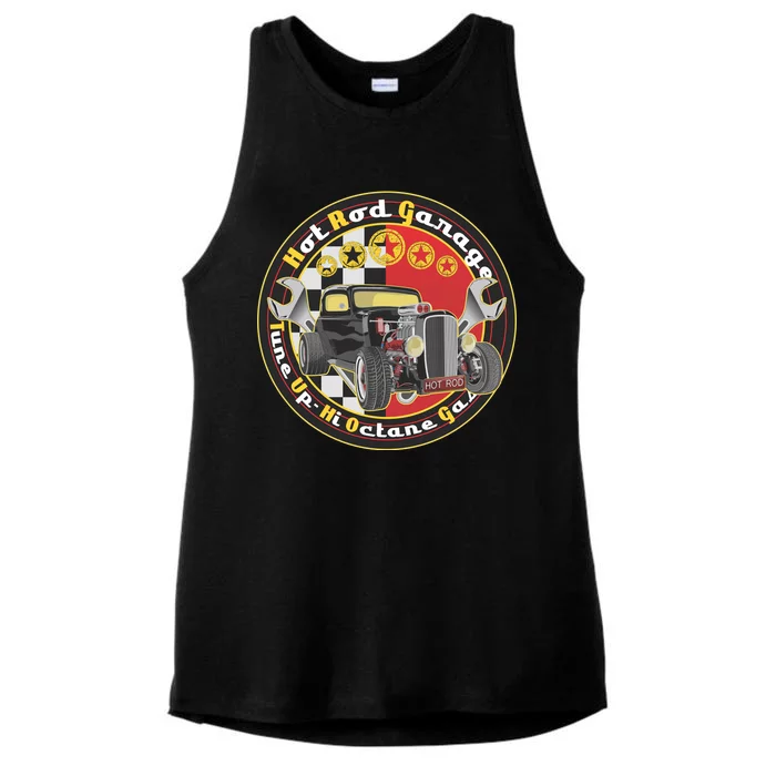 Hot Rod Garage Ladies Tri-Blend Wicking Tank