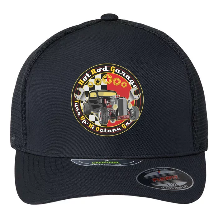 Hot Rod Garage Flexfit Unipanel Trucker Cap