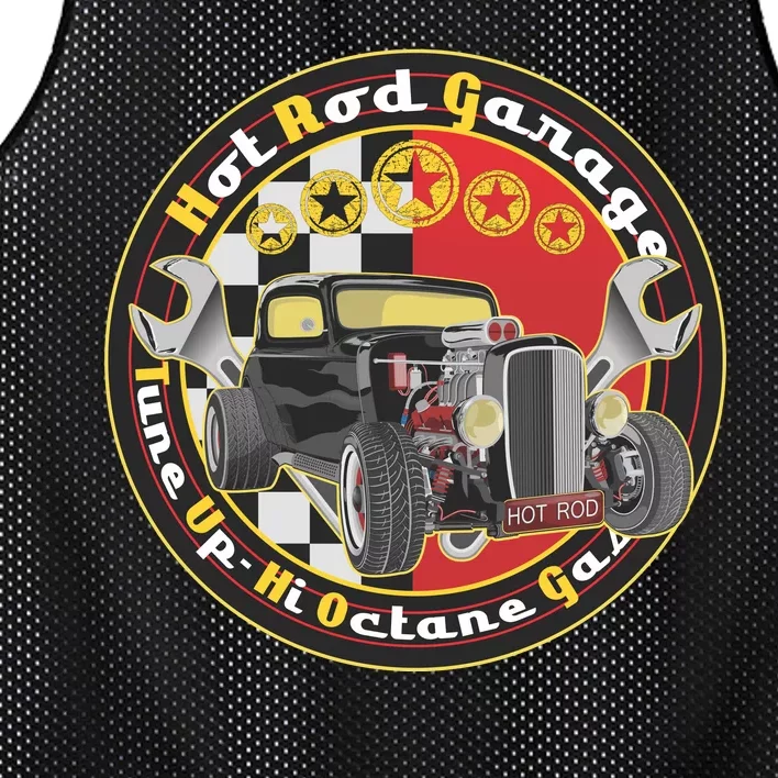 Hot Rod Garage Mesh Reversible Basketball Jersey Tank