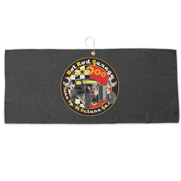 Hot Rod Garage Large Microfiber Waffle Golf Towel