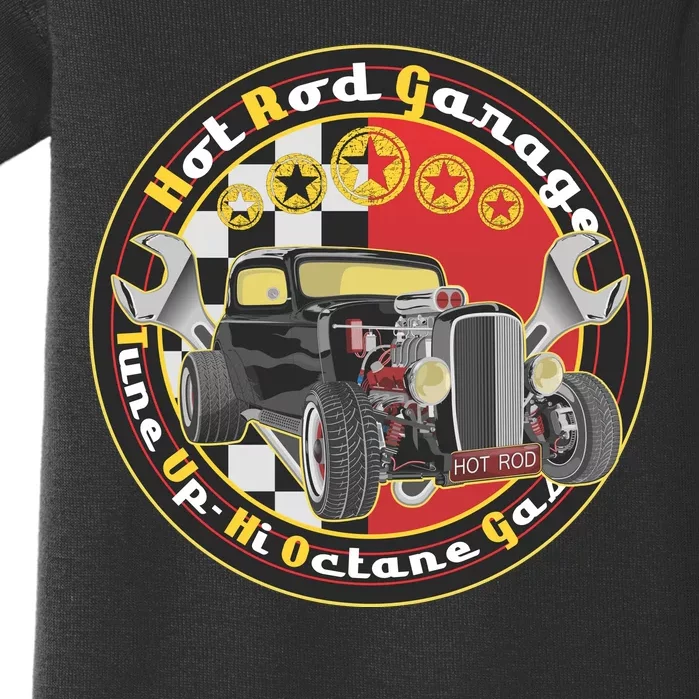 Hot Rod Garage Baby Bodysuit