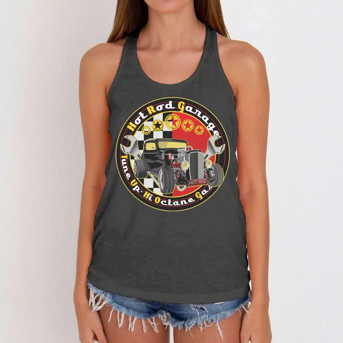 Hot Rod Garage Women's Knotted Racerback Tank