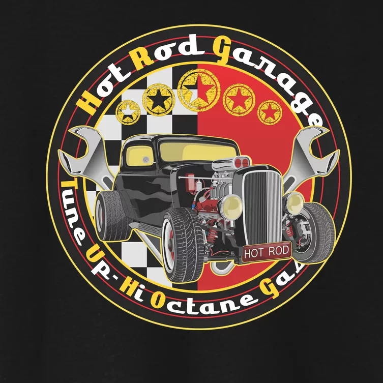 Hot Rod Garage Women's Crop Top Tee