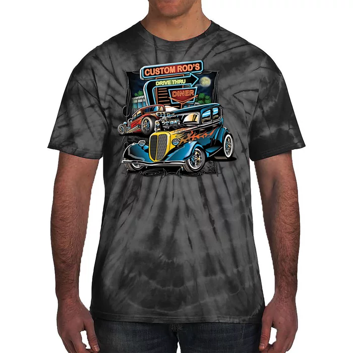 Hot Rods Custom Rod's Drive Thru Diner Tie-Dye T-Shirt