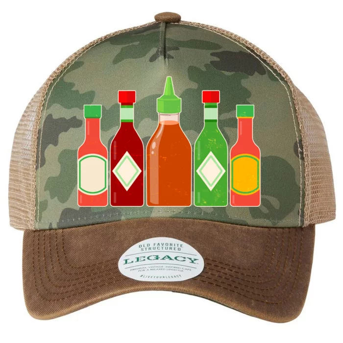 Hot Sauce Bottle Collection Legacy Tie Dye Trucker Hat