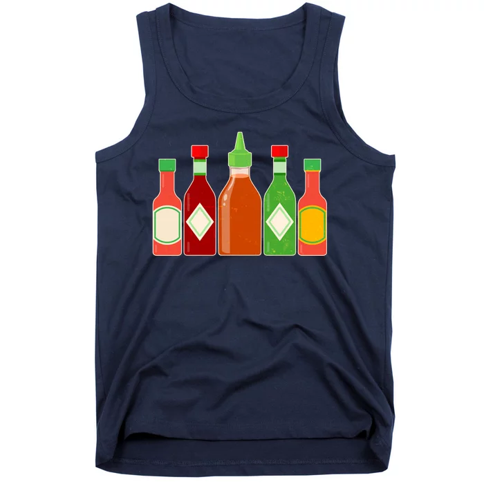 Hot Sauce Bottle Collection Tank Top