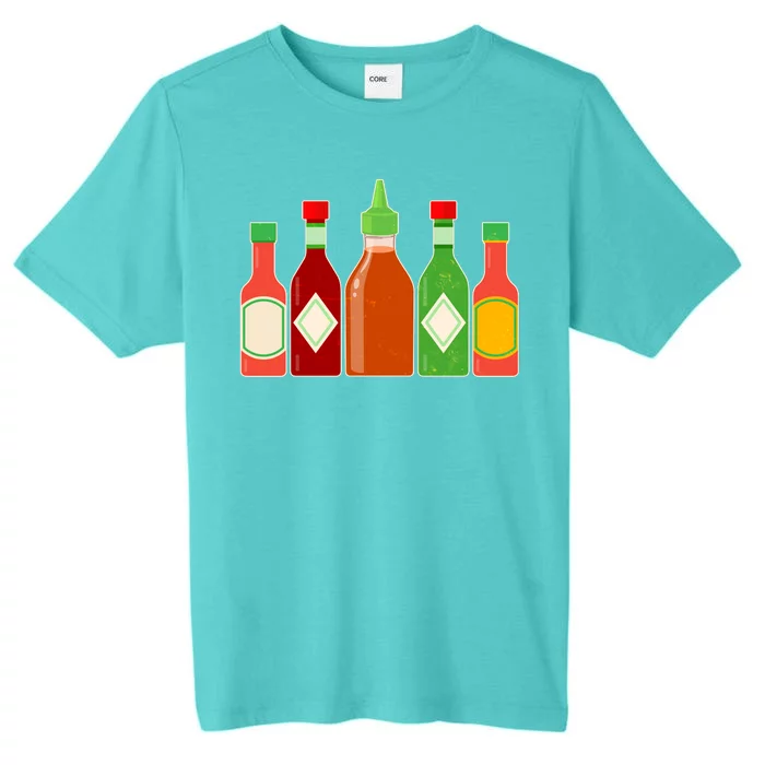 Hot Sauce Bottle Collection ChromaSoft Performance T-Shirt