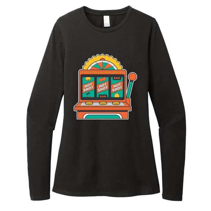 Hot Shot Slot Machine Womens CVC Long Sleeve Shirt