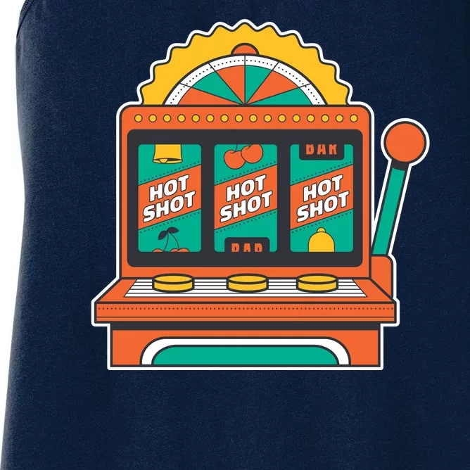 Hot Shot Slot Machine Women's Racerback Tank