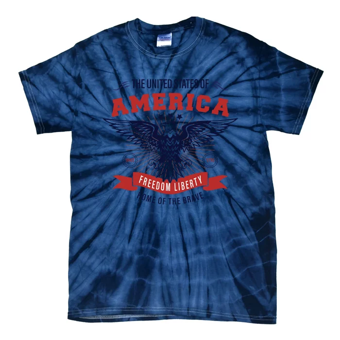 Home Of The Brave Tie-Dye T-Shirt