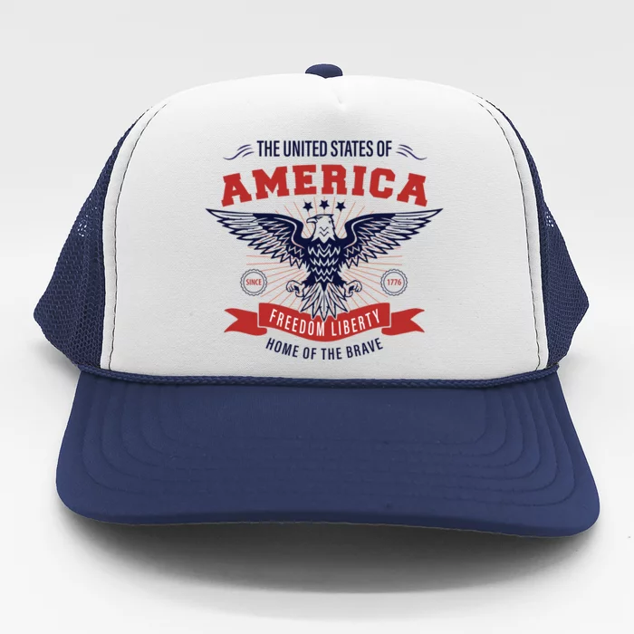 Home Of The Brave Trucker Hat