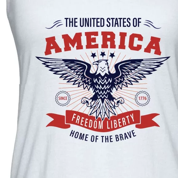 Home Of The Brave Ladies Essential Flowy Tank