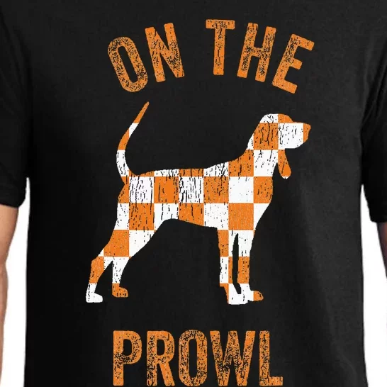 Hound On The Prowl Tennessee Dog TN Home State Volunteers Pajama Set