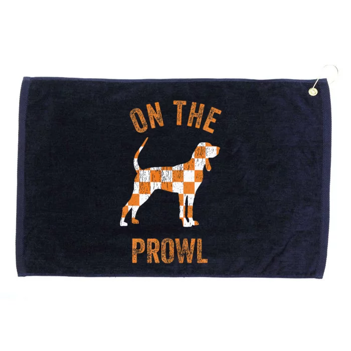 Hound On The Prowl Tennessee Dog TN Home State Volunteers Grommeted Golf Towel