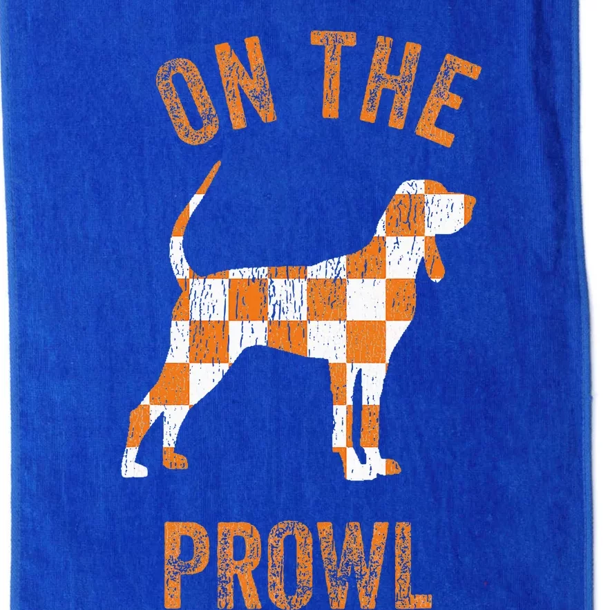 Hound On The Prowl Tennessee Dog TN Home State Volunteers Platinum Collection Golf Towel