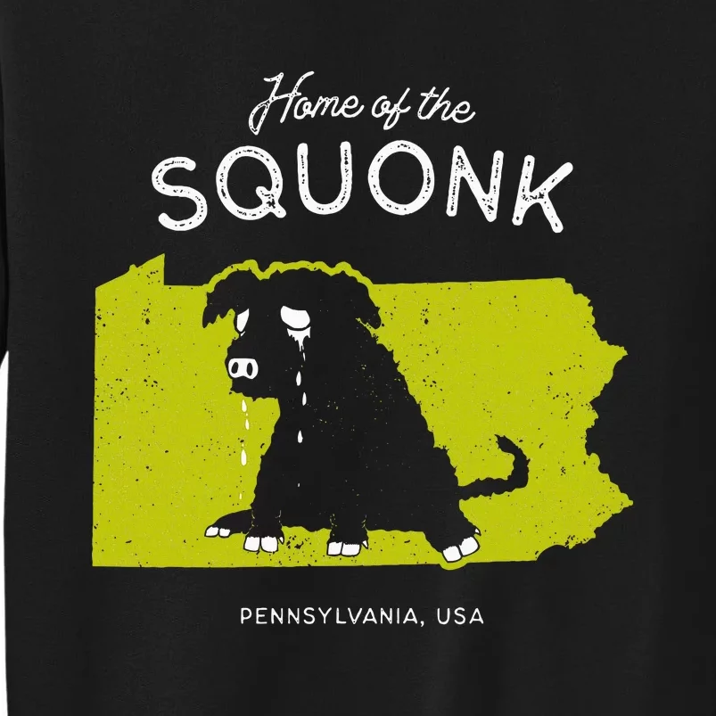 Home Of The Squonk Pennsylvania Usa Sad Emo Cryptid Sweatshirt