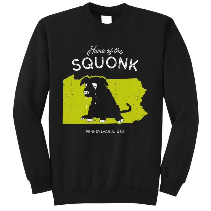 Home Of The Squonk Pennsylvania Usa Sad Emo Cryptid Sweatshirt