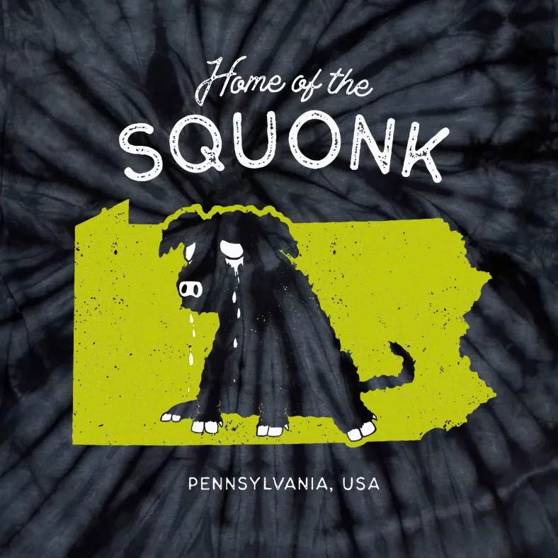 Home Of The Squonk Pennsylvania Usa Sad Emo Cryptid Tie-Dye T-Shirt