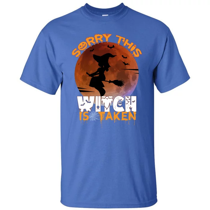 Halloween Occult This Witch Is Taken Spooky Gothic Moon Lol Cute Gift Tall T-Shirt