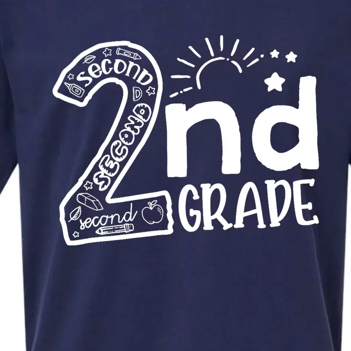 Hello On To 2nd Grade Teachers Boy and Team Secound Grade Sueded Cloud Jersey T-Shirt