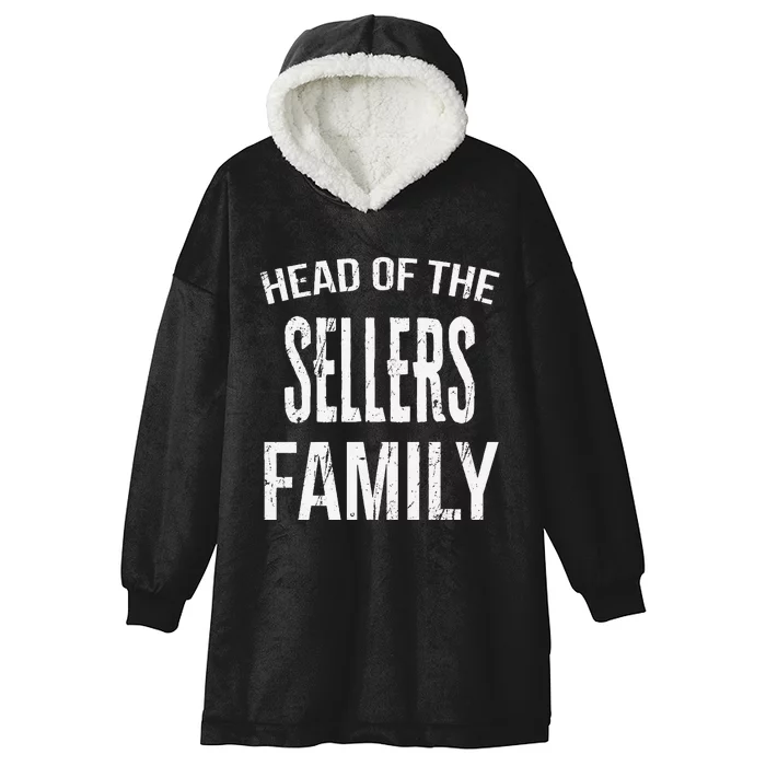 Head Of The Sellers Family Reunion Hooded Wearable Blanket