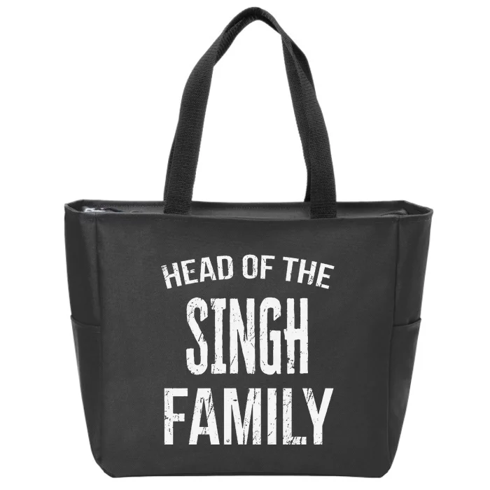 Head Of The Singh Family Reunion Zip Tote Bag