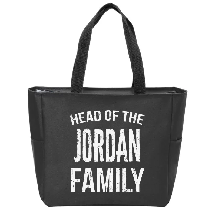 Head Of The Jordan Family Reunion Zip Tote Bag