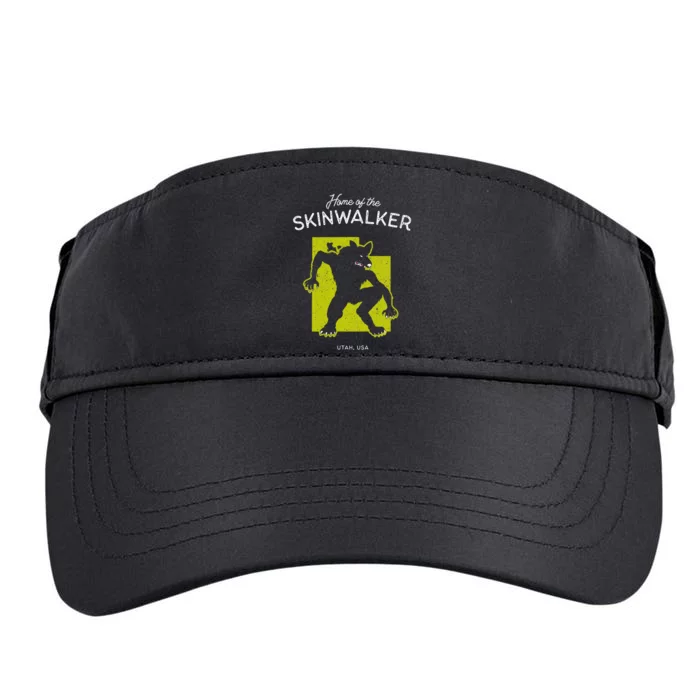 Home Of The Skinwalker Utah Usa Cryptid Adult Drive Performance Visor