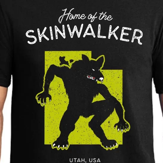 Home Of The Skinwalker Utah Usa Cryptid Pajama Set