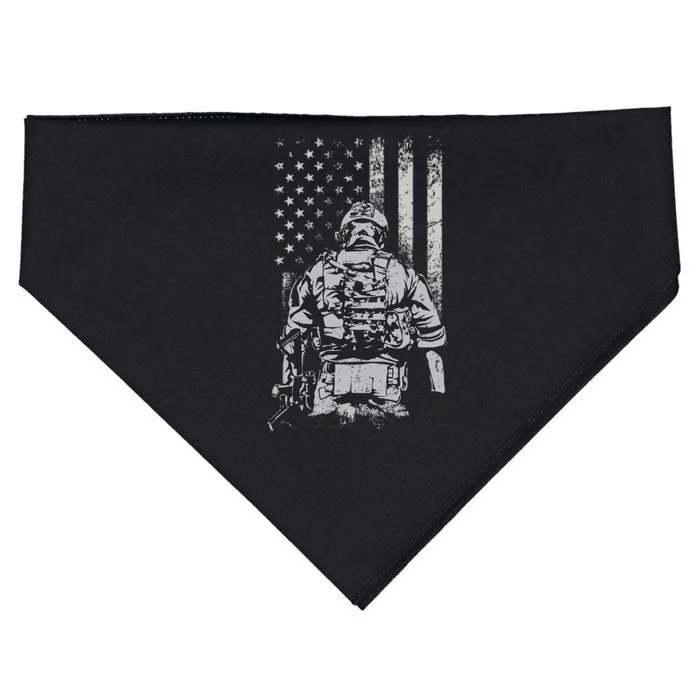 Home Of The Free Because Of The Brave USA-Made Doggie Bandana