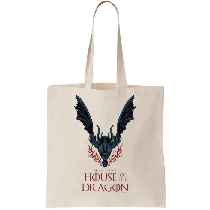 House of the Dragon Dark Wings Spread Tote Bag