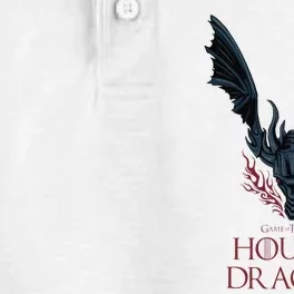 House of the Dragon Dark Wings Spread Dry Zone Grid Performance Polo