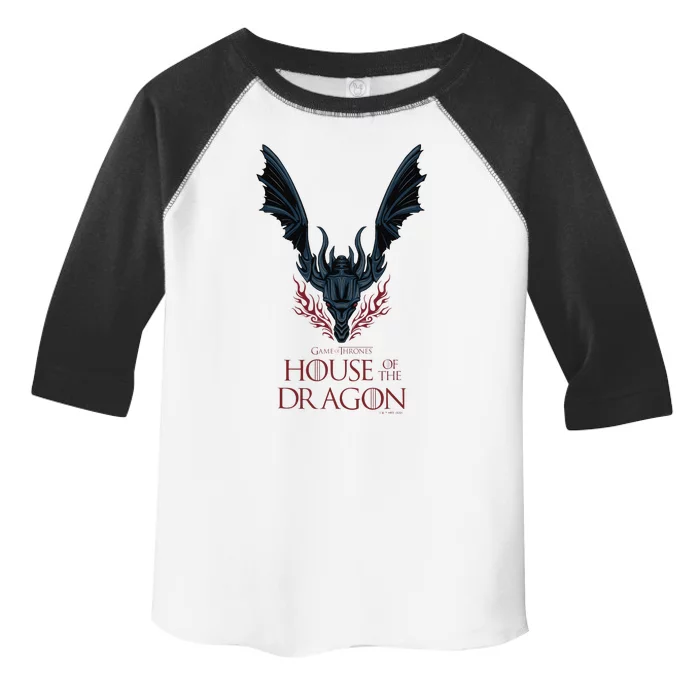 House of the Dragon Dark Wings Spread Toddler Fine Jersey T-Shirt