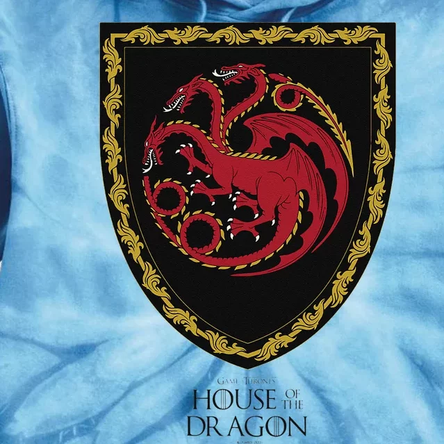 House of the Dragon House Targaryen Shield Tie Dye Hoodie