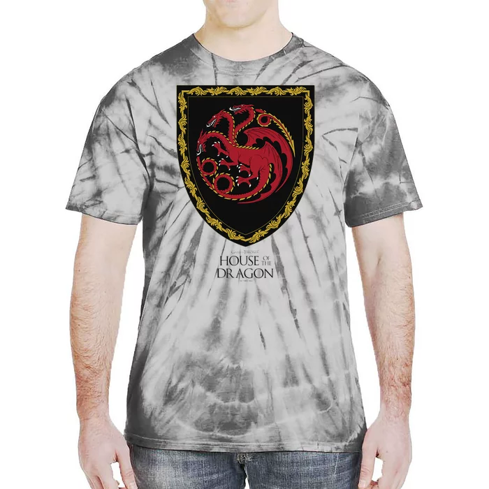 House of the Dragon House Targaryen Shield Tie-Dye T-Shirt