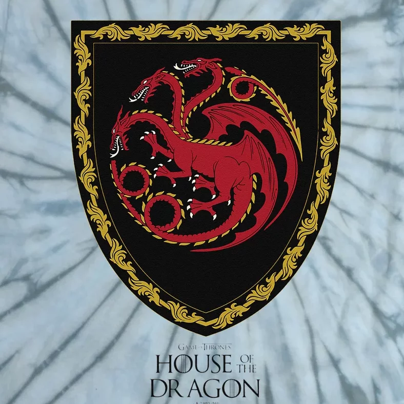 House of the Dragon House Targaryen Shield Tie-Dye T-Shirt