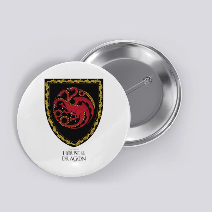 House of the Dragon House Targaryen Shield Button