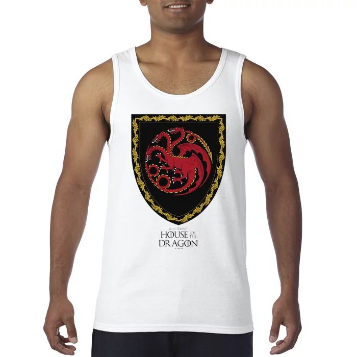 House of the Dragon House Targaryen Shield Tank Top