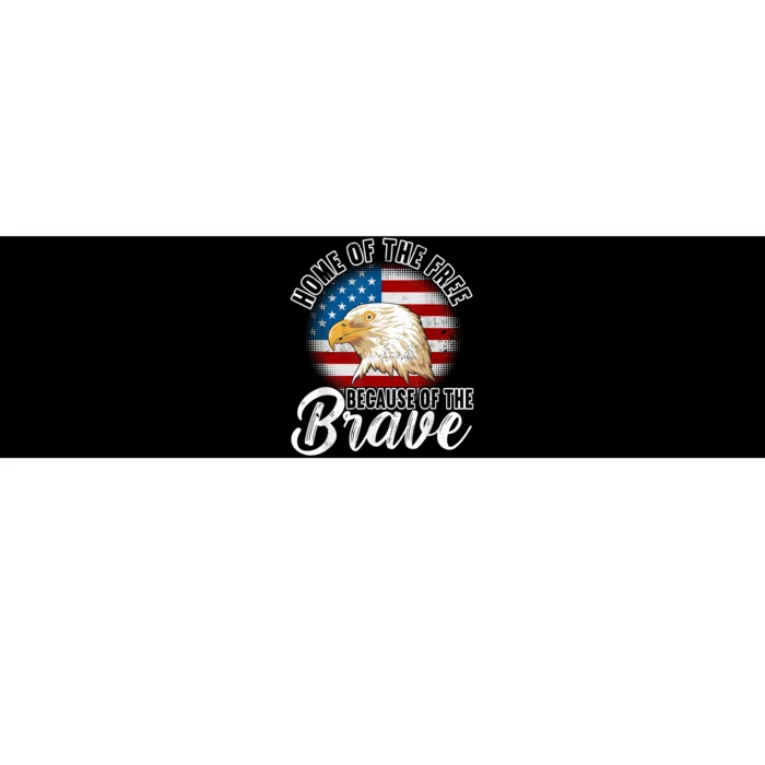 Home Of The Free Because Of The Brave 4th Of July Outfit Bumper Sticker