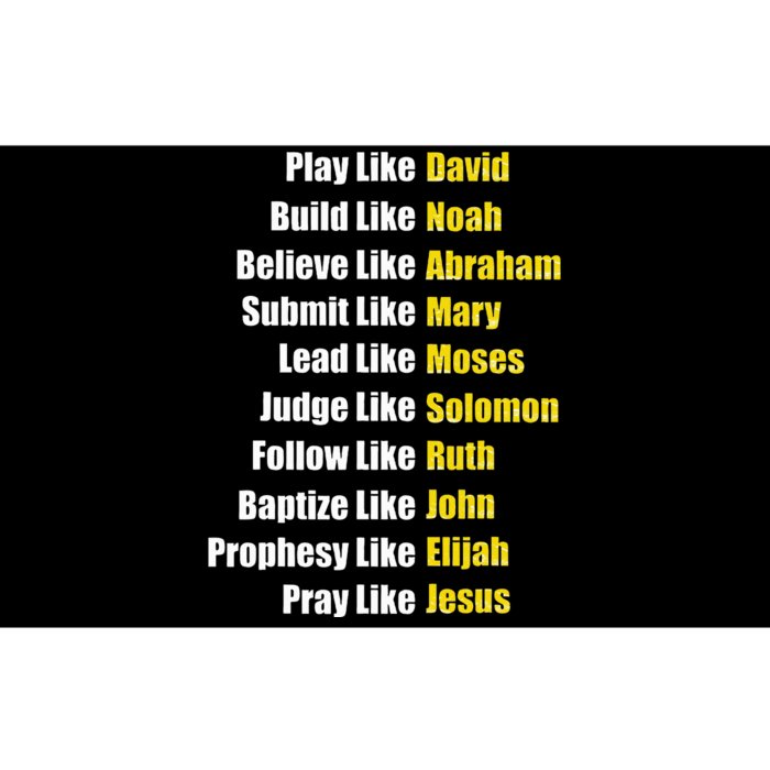 Heroes Of The Bible Faith Popular Biblical Characters Bumper Sticker