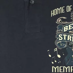 Home Of The Blues Beale Street Memphis Musician Guitarist Softstyle Adult Sport Polo