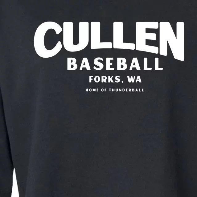 Home Of Thunderball Cullen Baseball Forks Wa Cropped Pullover Crew