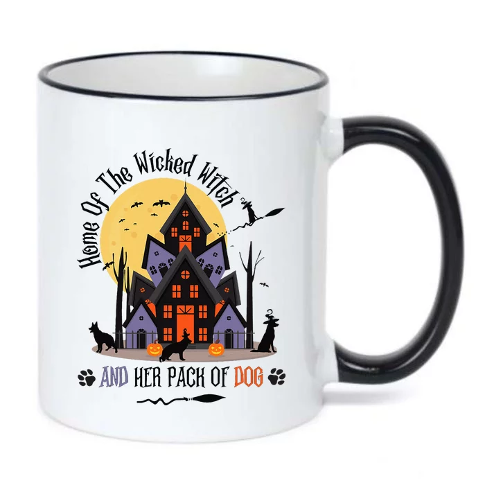 Home Of The Wicked Witch And Her Pack Of Dog Black Color Changing Mug