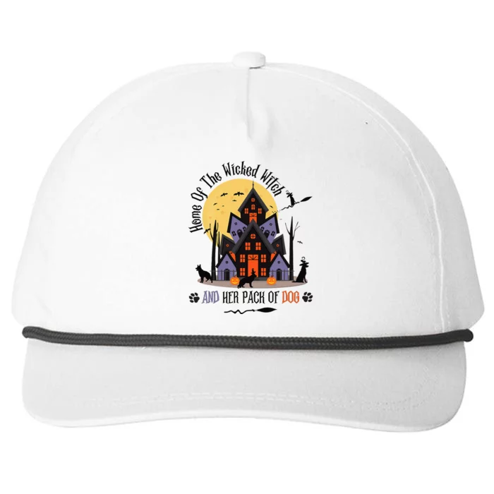 Home Of The Wicked Witch And Her Pack Of Dog Snapback Five-Panel Rope Hat