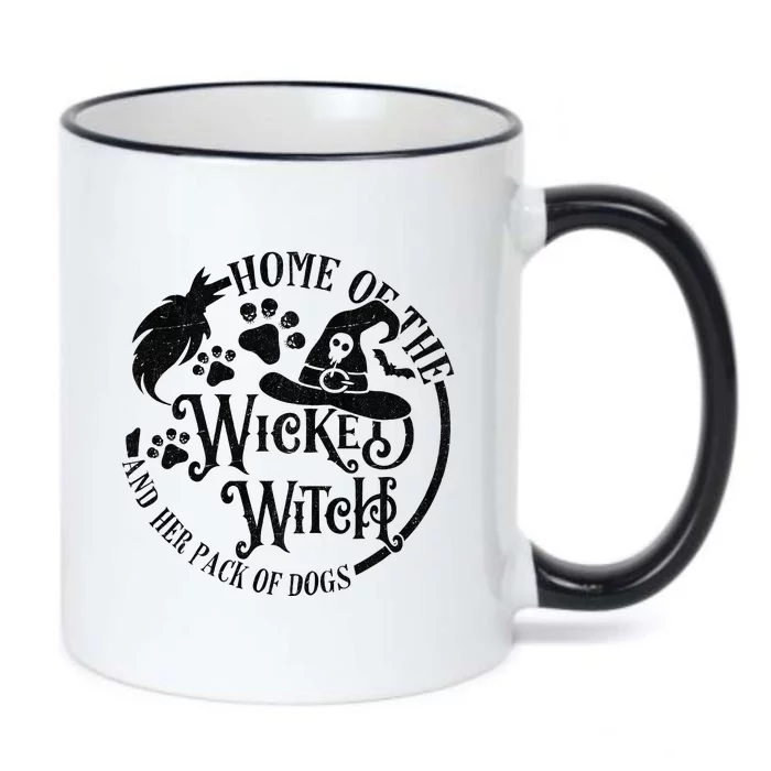 Home Of The Wicked Witch And Her Pack Of Dogs Halloween Black Color Changing Mug