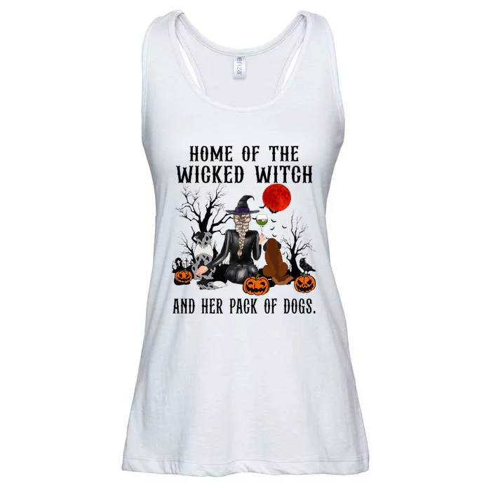 Home Of The Wicked Witch And Her Pack Of Dog Ladies Essential Flowy Tank