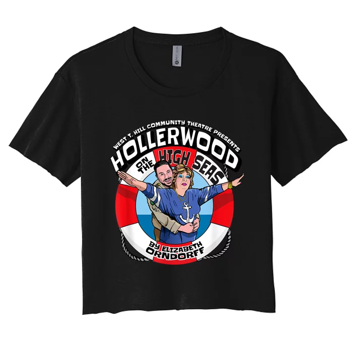 Hollerwood On The High Seas Women's Crop Top Tee