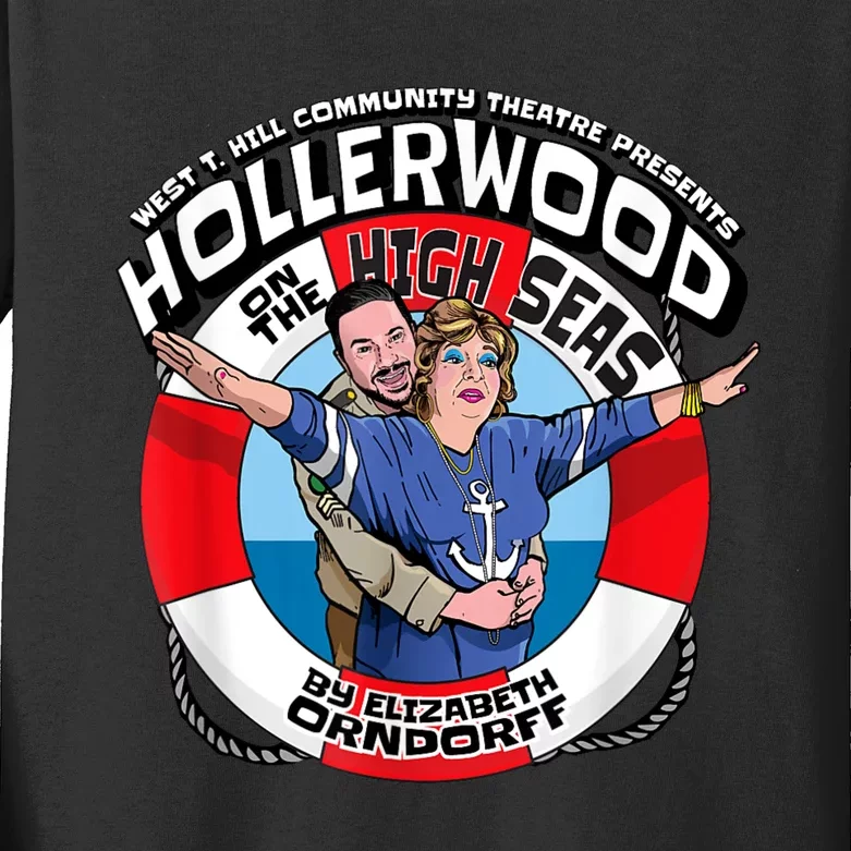 Hollerwood On The High Seas Kids Long Sleeve Shirt