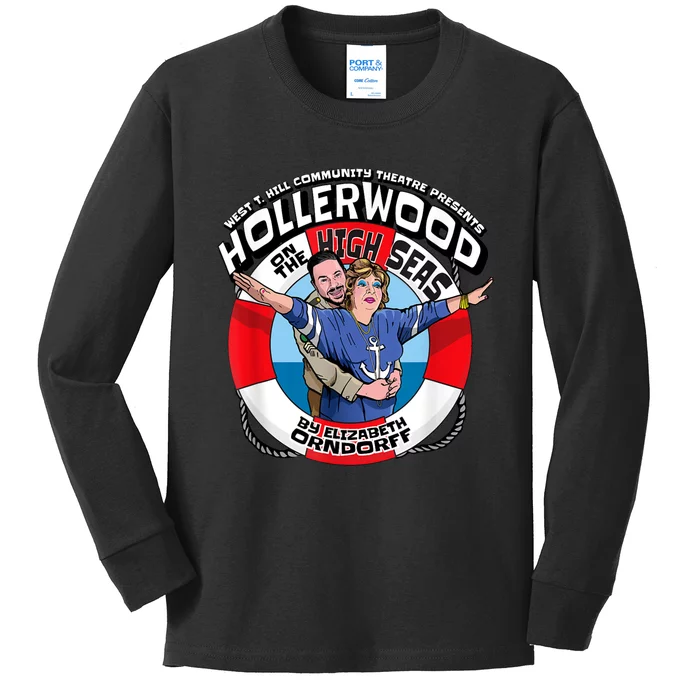 Hollerwood On The High Seas Kids Long Sleeve Shirt